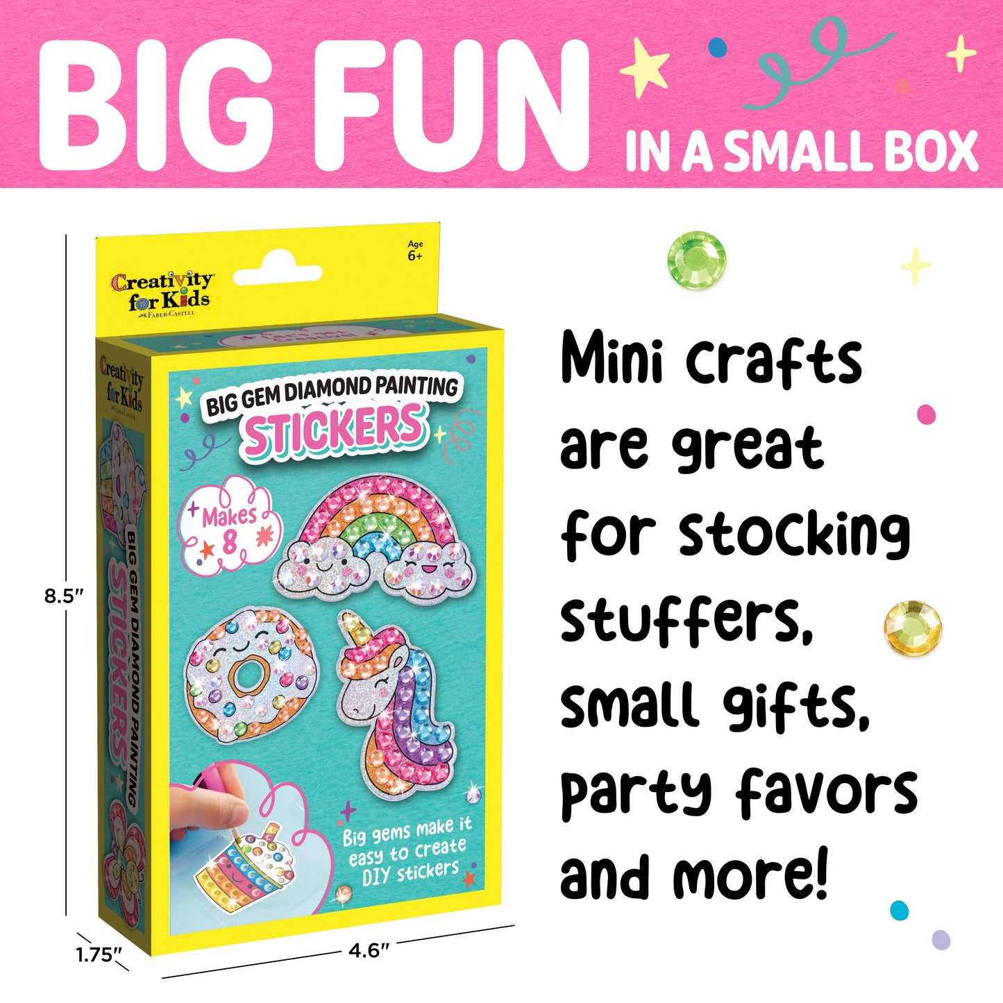 Big Gem Diamond Painting Stickers Kit