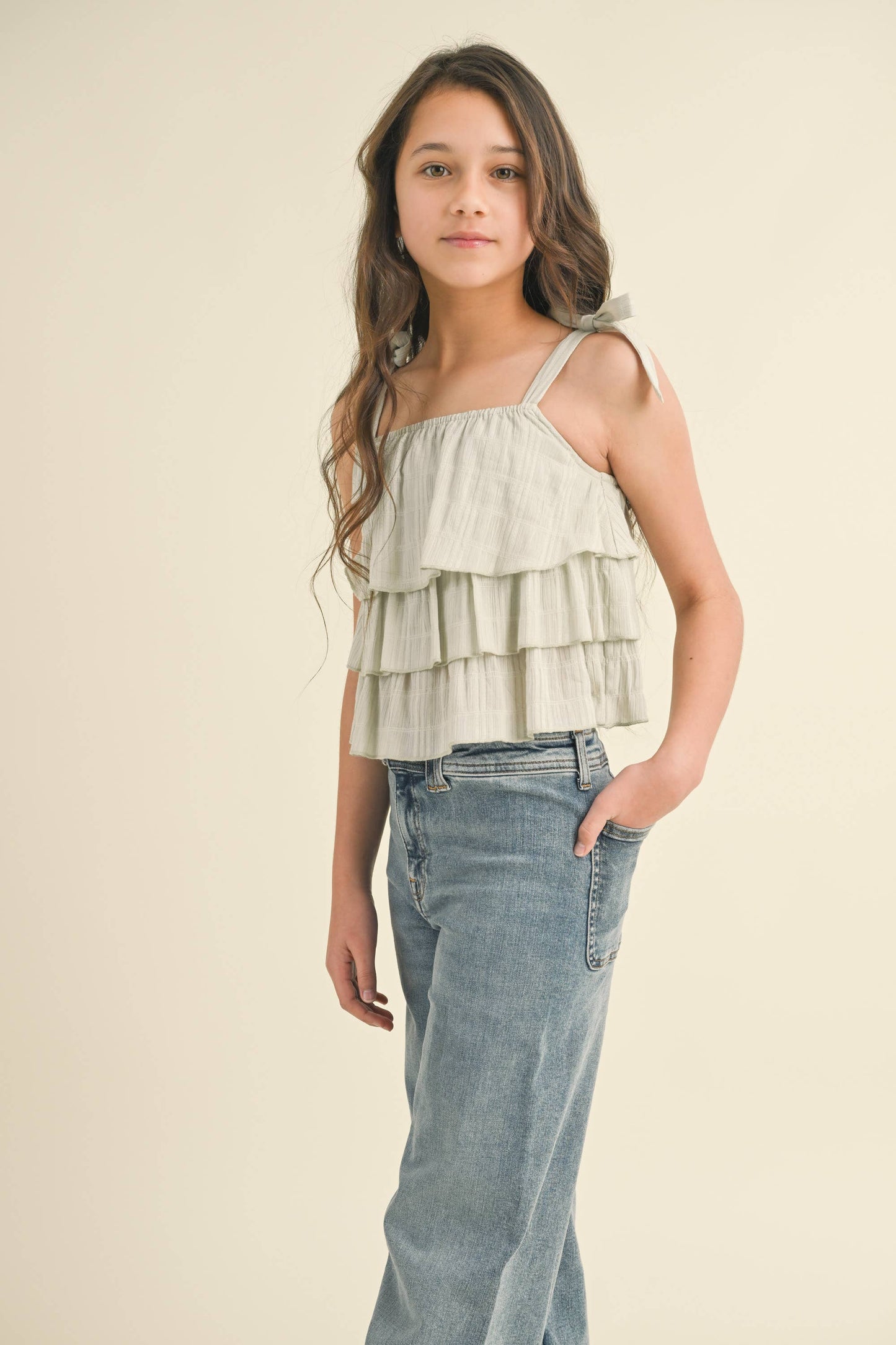 Wide Leg Denim Pant