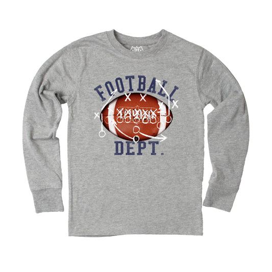 Wes & Willy Heather Football Dept Longsleeve Shirt