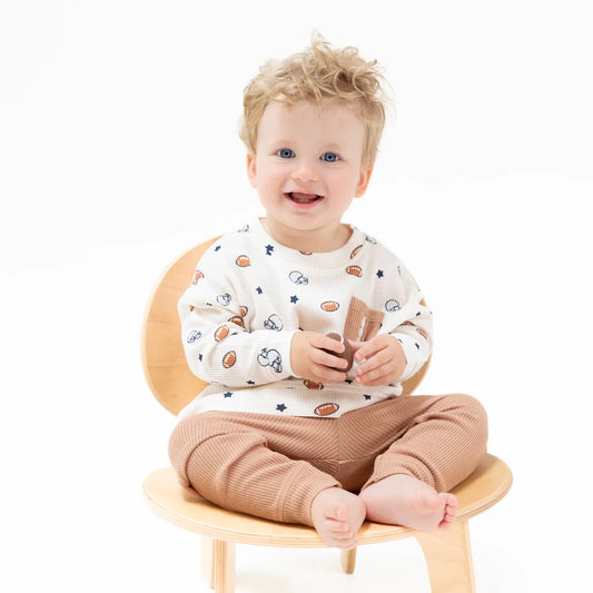 Angel Dear Footballs and Stars Jogger Set