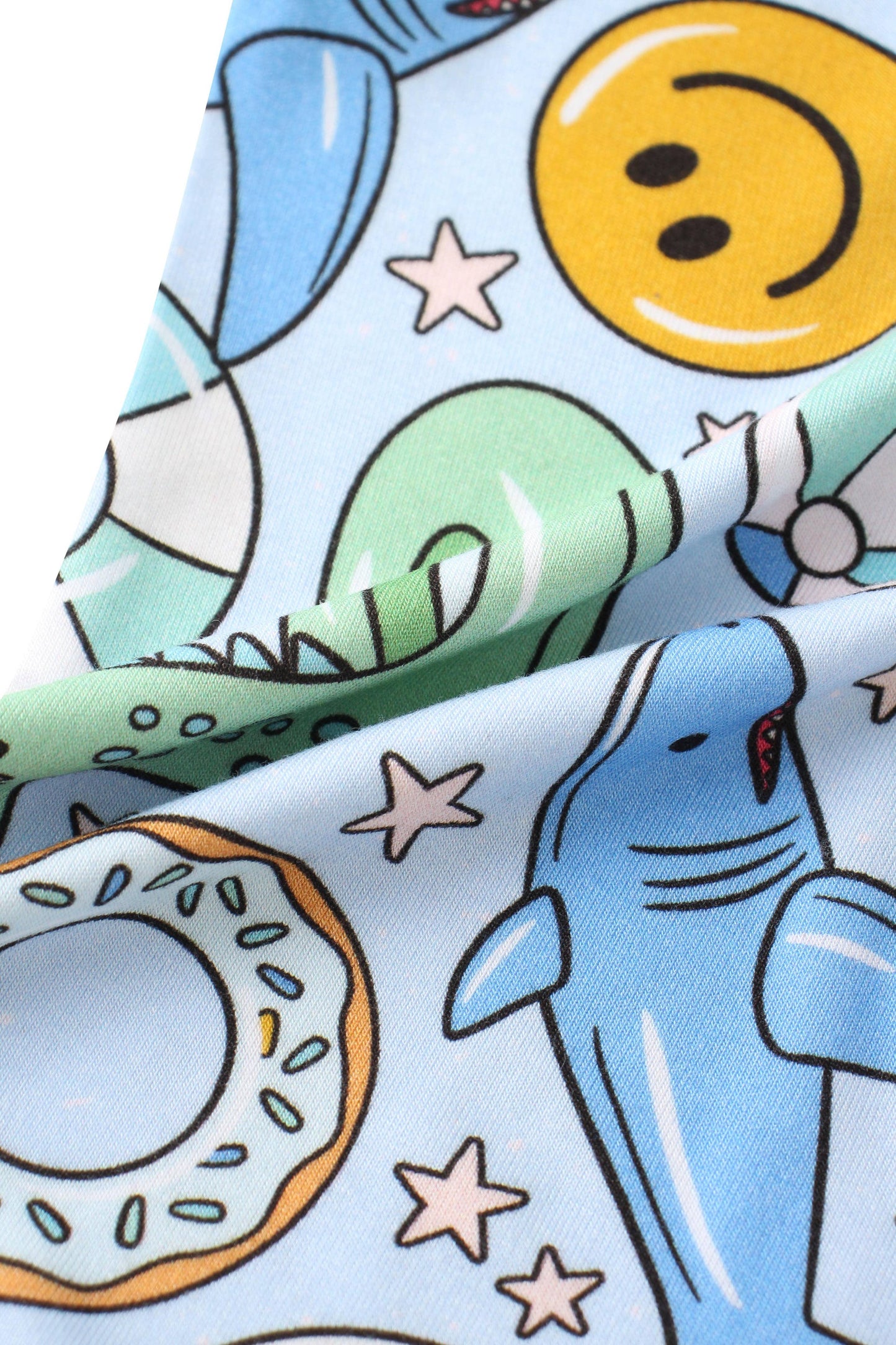Smiley Shark Zippy Romper