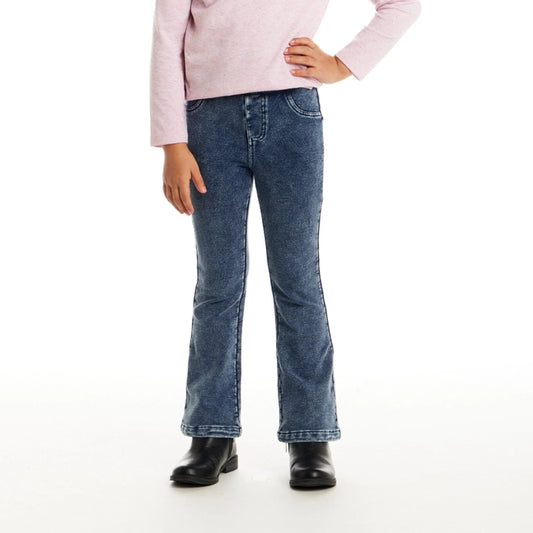 Andy & Evan Knit Flare Denim Pant