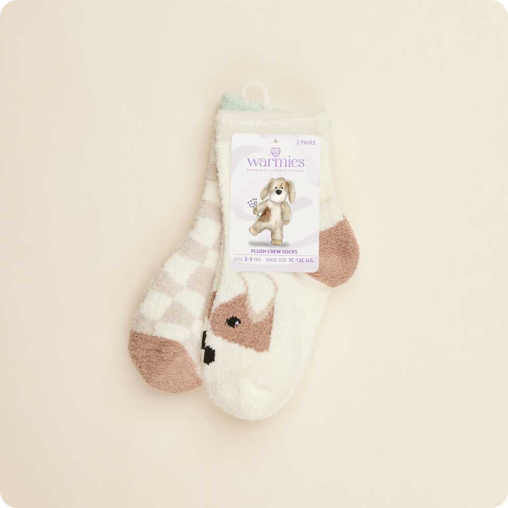 Warmies Puppy Crew Socks