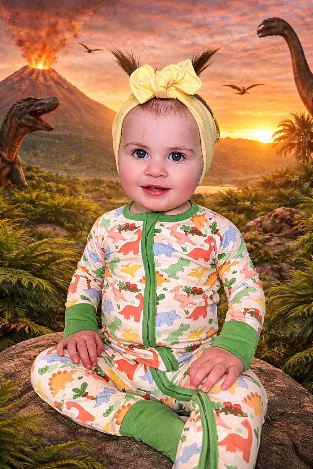 Dino Zippy Romper
