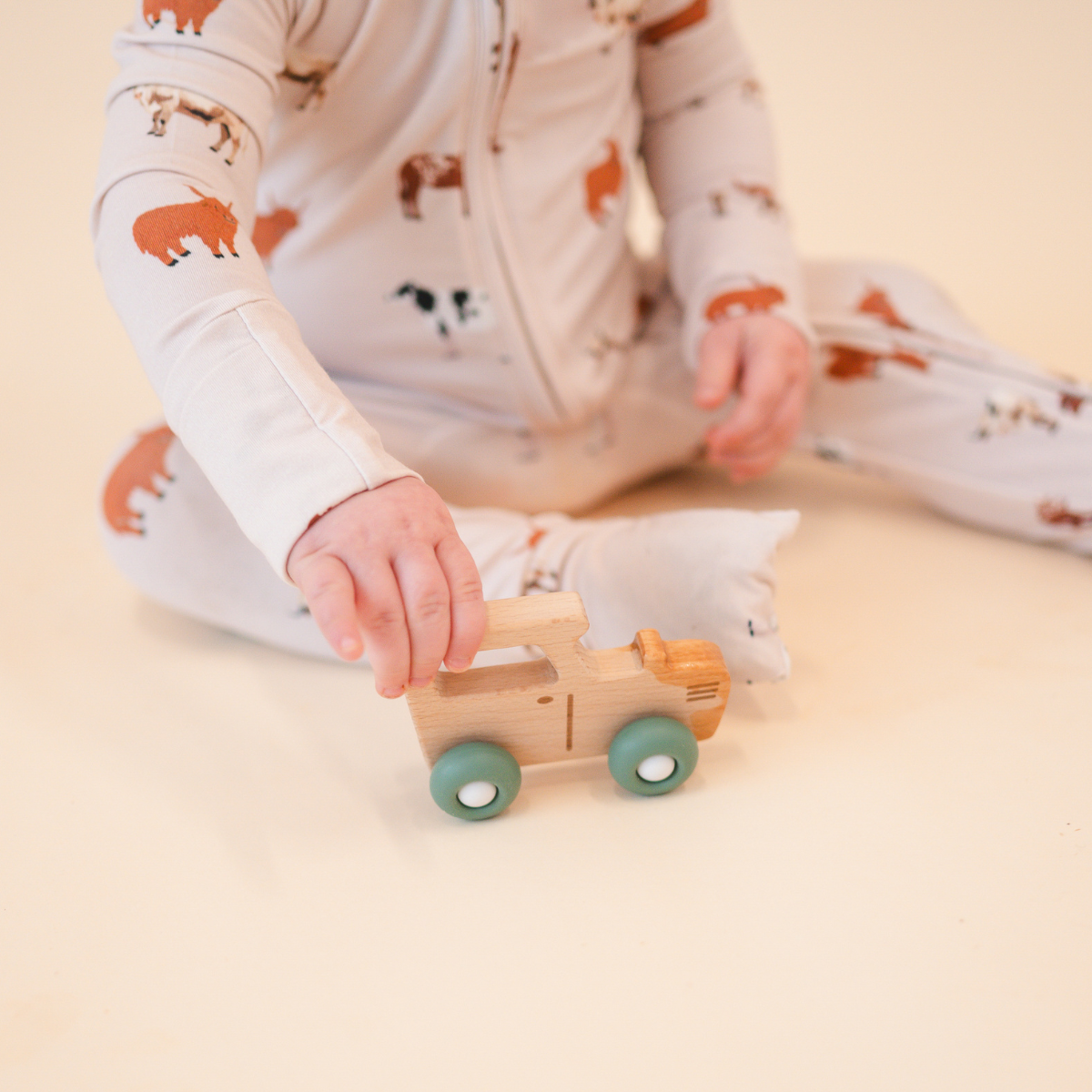 Wooden Toy Tractor