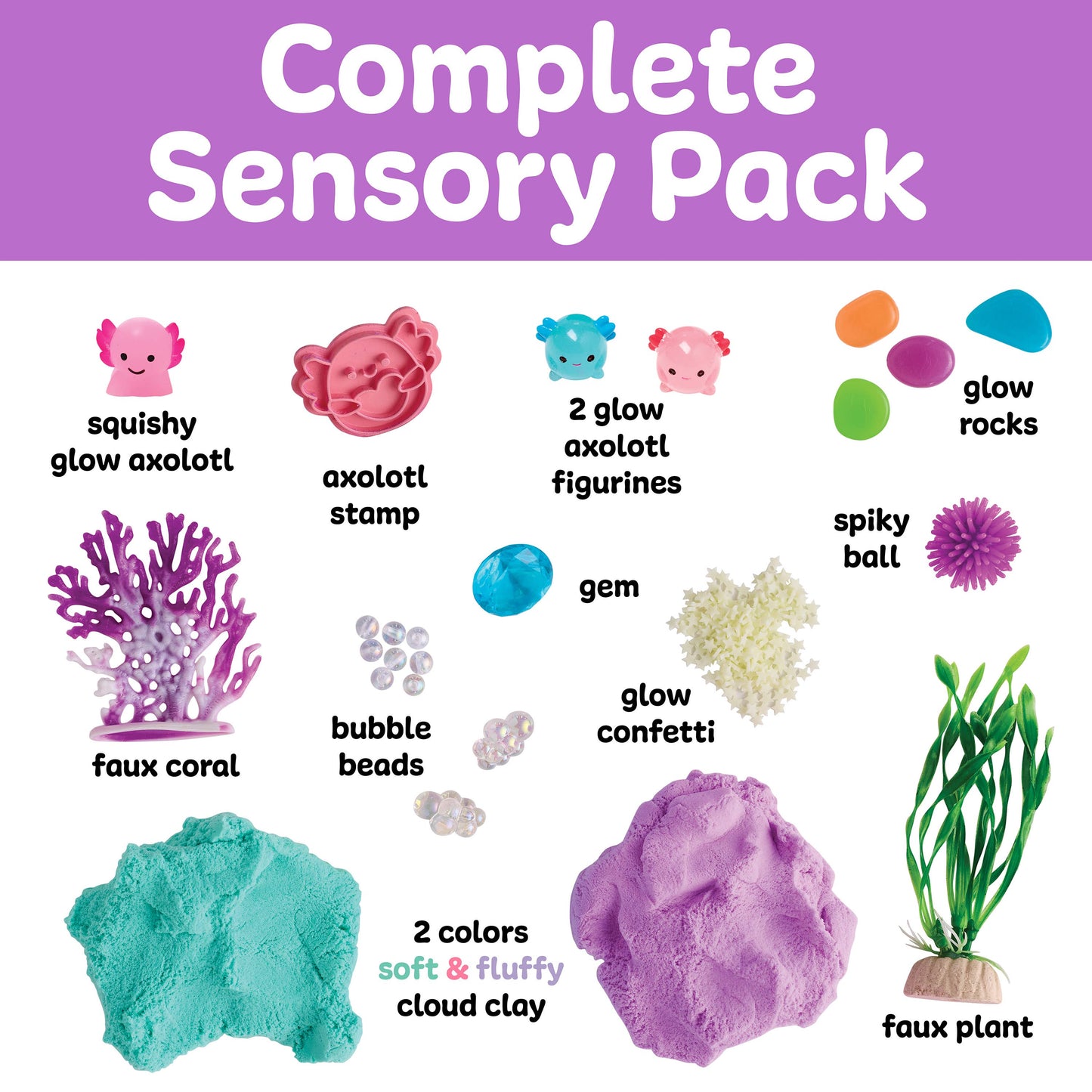 Axolotl Cloud Clay Sensory Kit