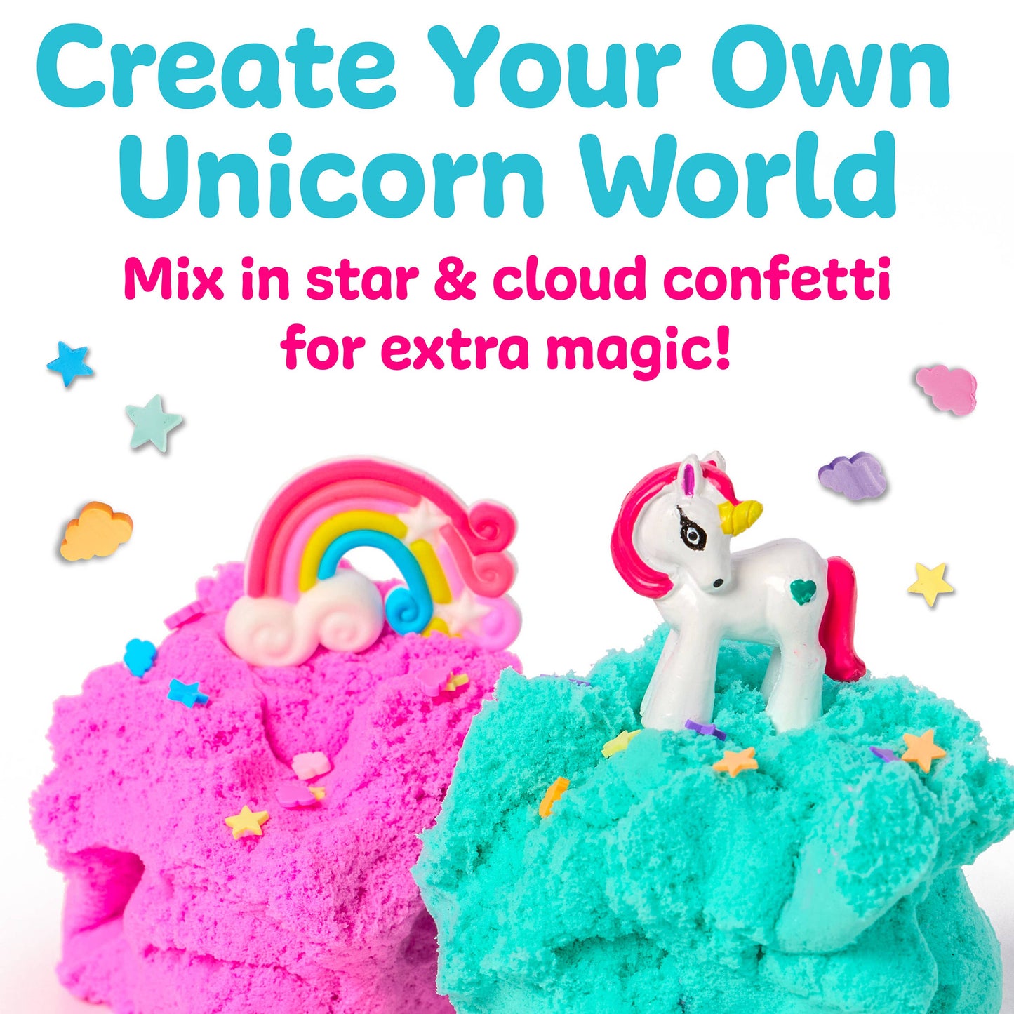 Unicorn Cloud Clay Mini Play Jar