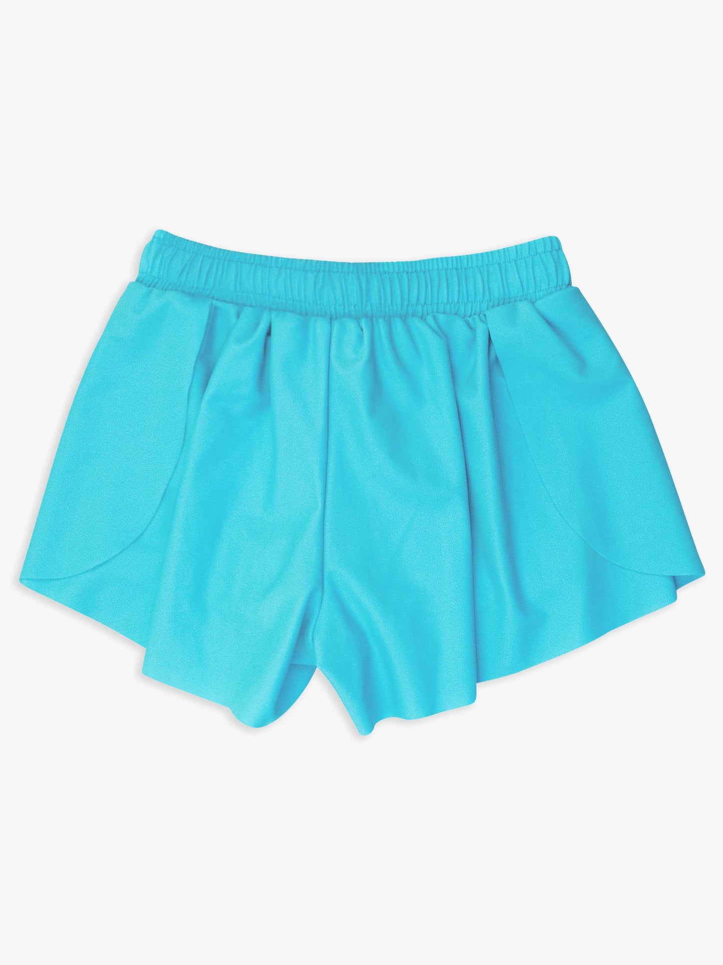 Bright Aqua Butterfly Shorts