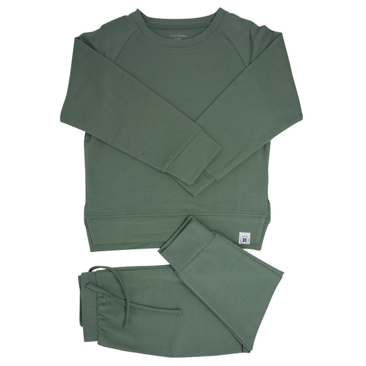 Sweet Bamboo Army Green Jogger Set