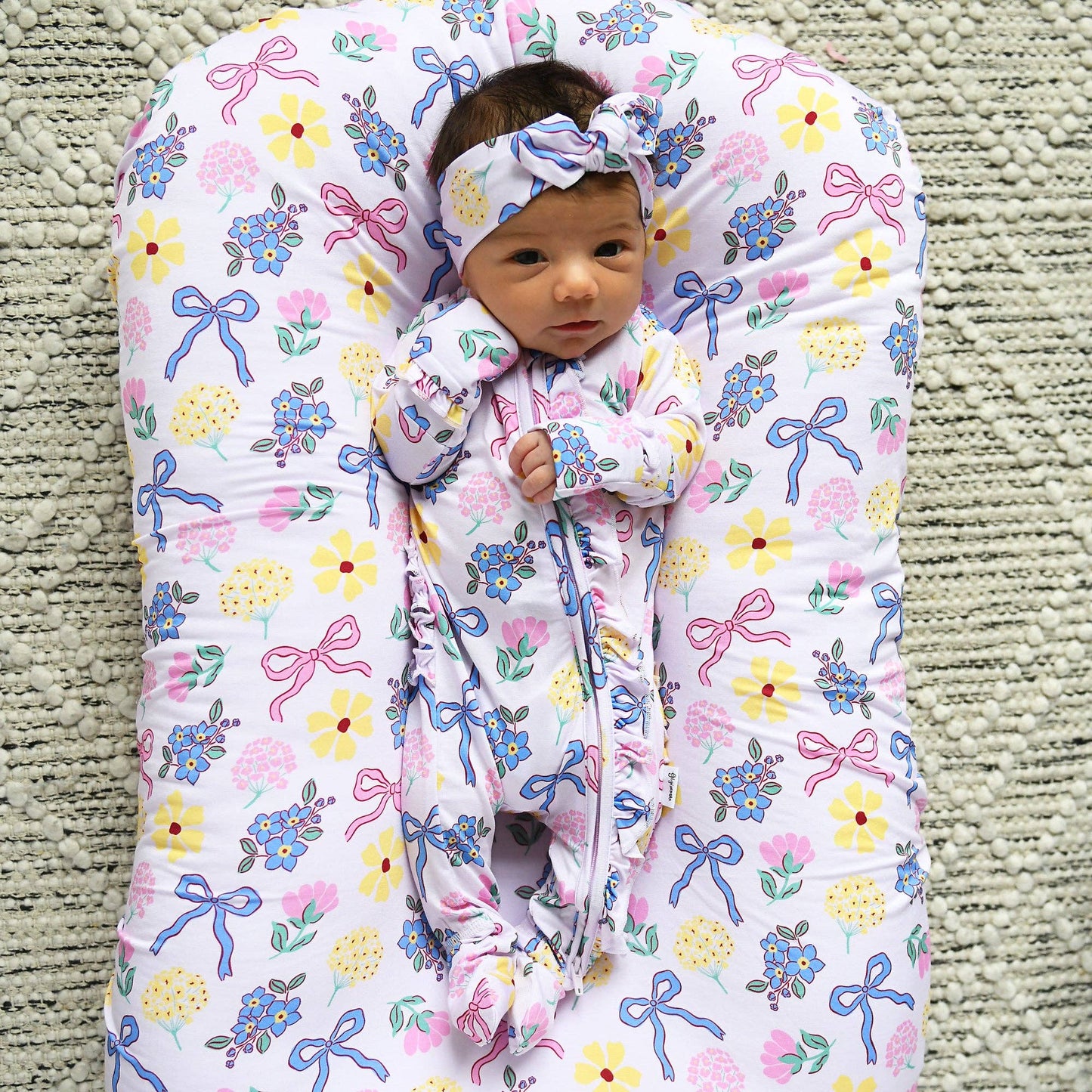 Gigi & Max Evie Ruffle Zippy Romper