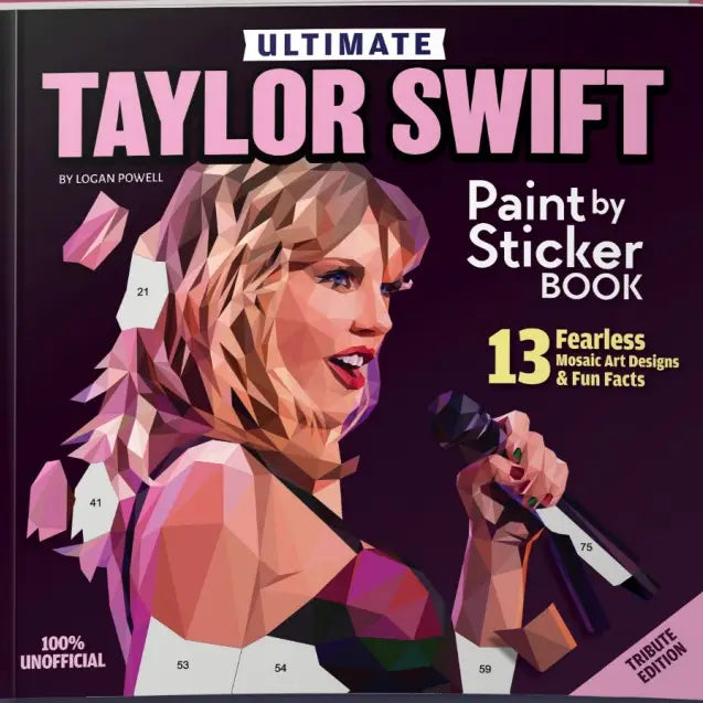 Taylor Swift Paint By Sticker Book