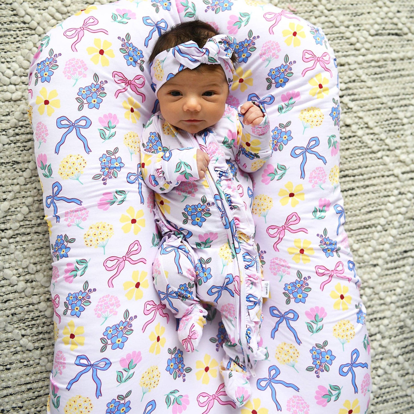 Gigi & Max Evie Ruffle Zippy Romper