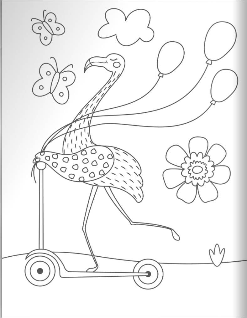 Amazing Animals Coloring Book