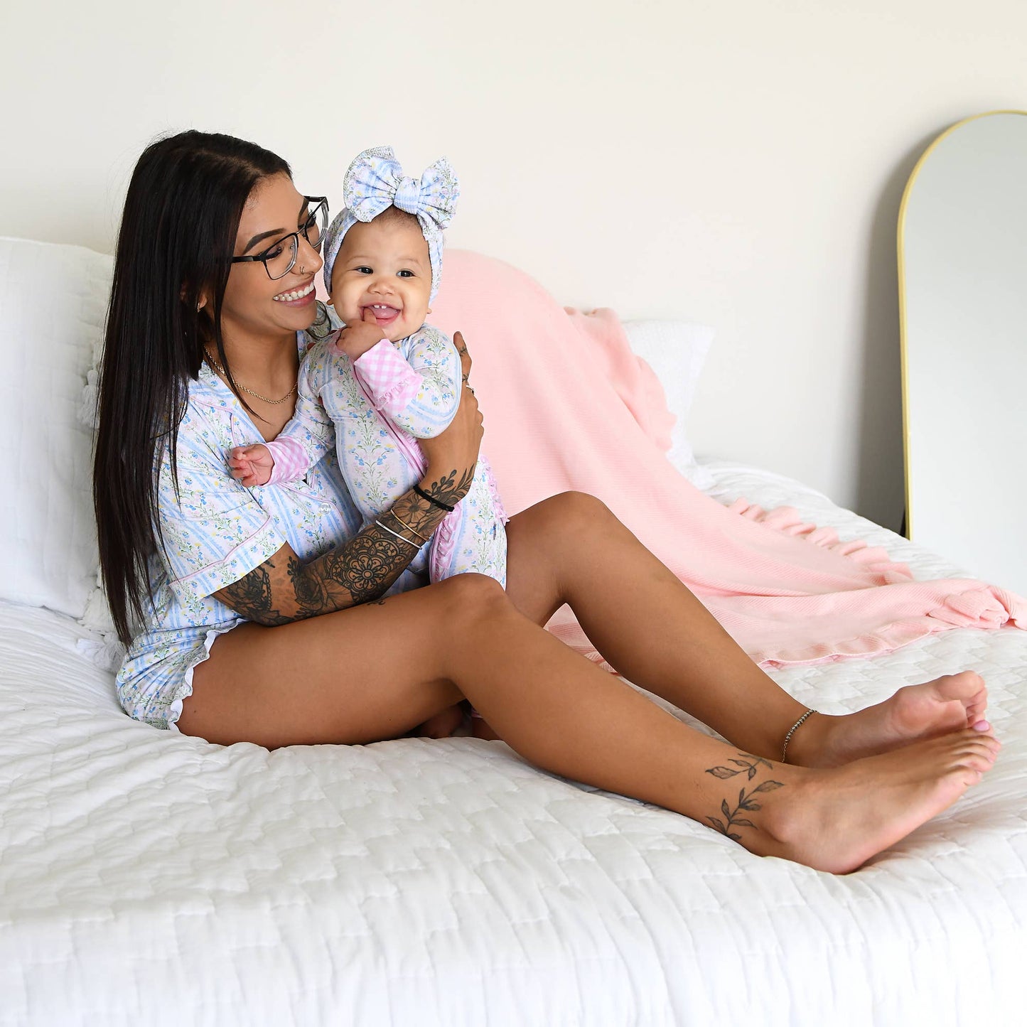 Gigi & Max Nora Ruffle Zippy Romper