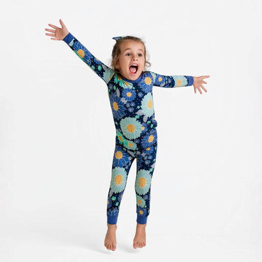 Bluepsie Daisy Long Sleeve PJ's
