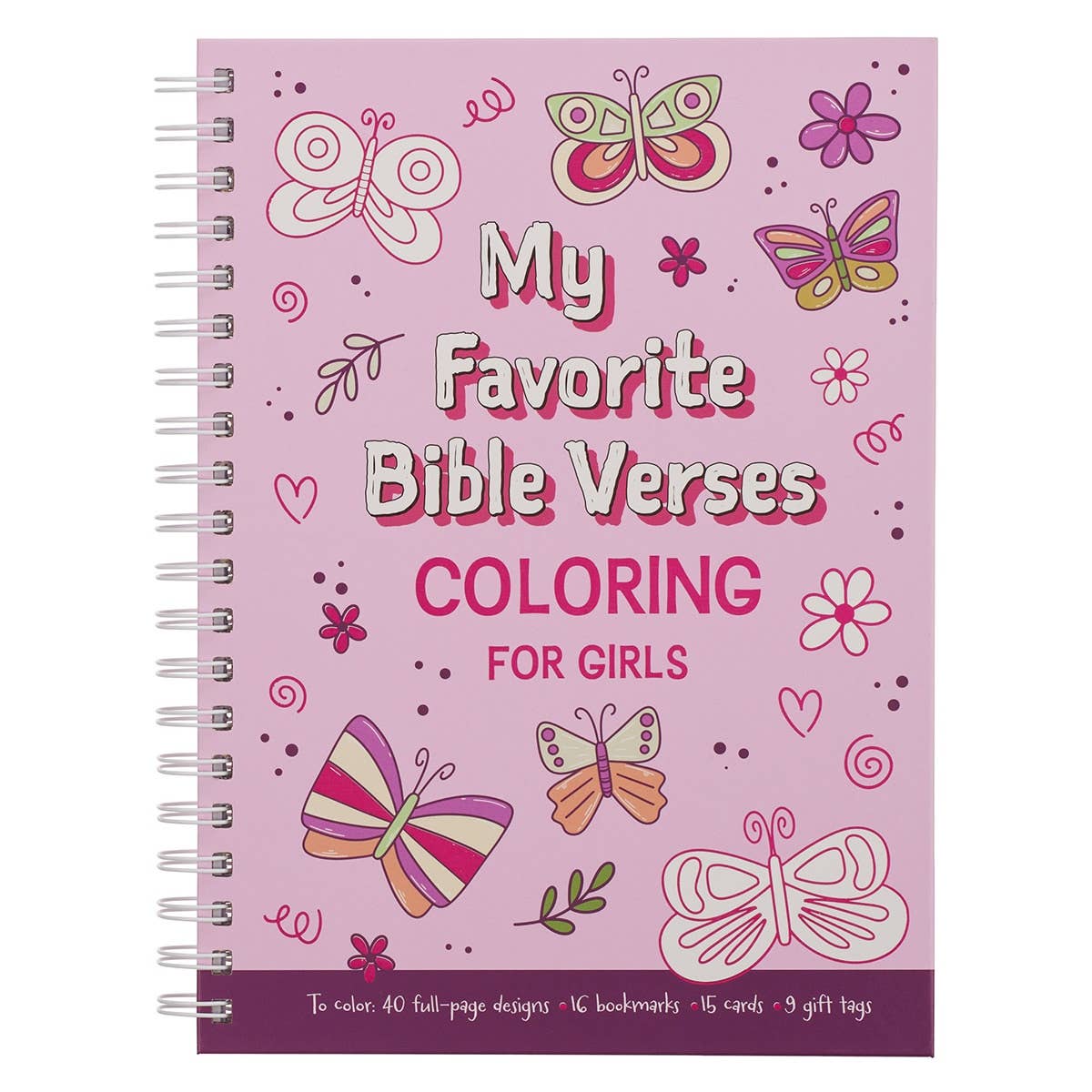 Favorite Bible Verses Coloring Book for Girls