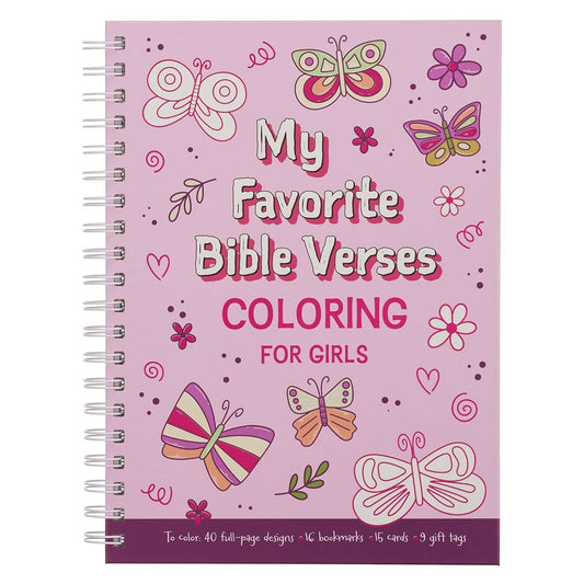 Favorite Bible Verses Coloring Book for Girls
