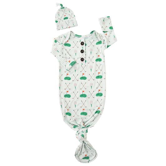Gigi & Max Scottie Golf Gown & Hat Set