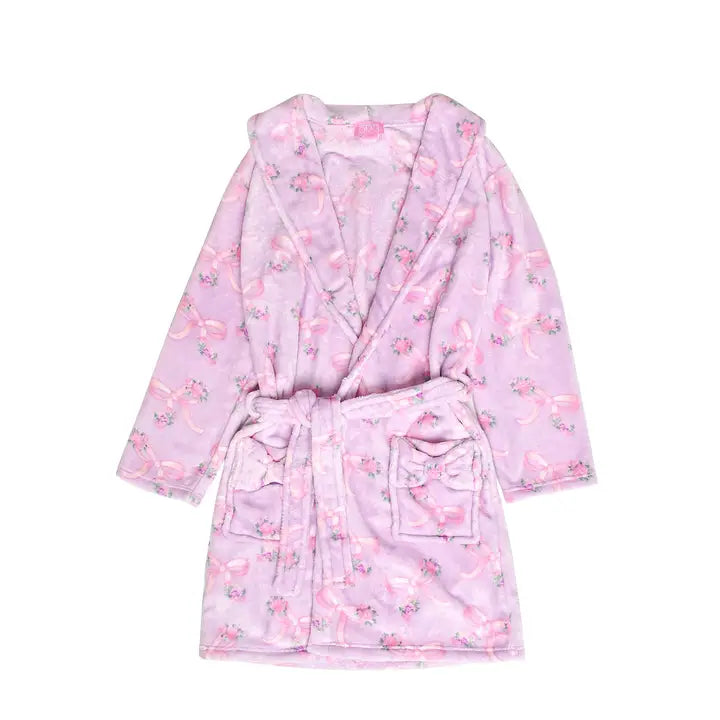 Fleece Printed Bath Robe