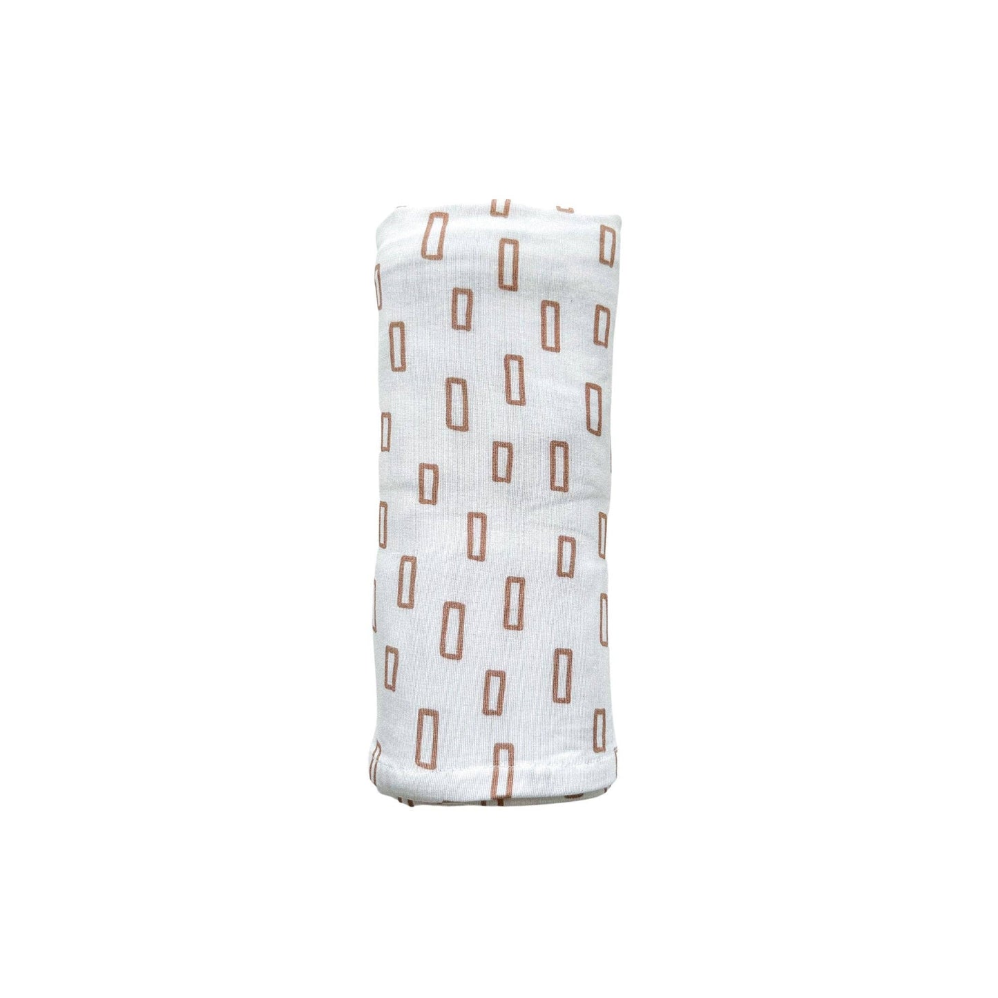 Neutral Rectangle Bamboo Stretch Swaddle