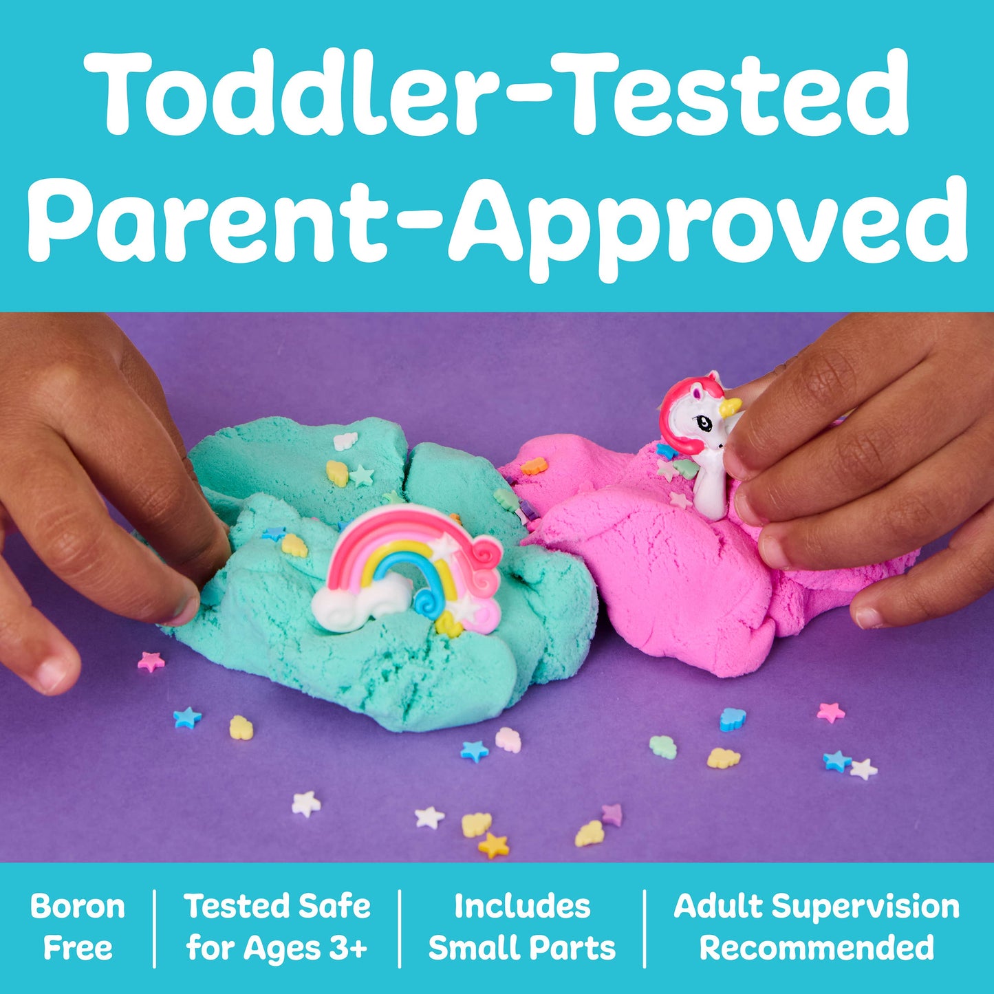 Unicorn Cloud Clay Mini Play Jar