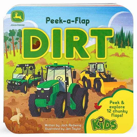 John Deere Dirt Lift a Flap Board Book