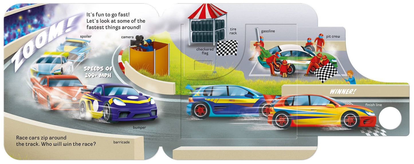 Peek-a-Flap Zoom Interactive Board Book