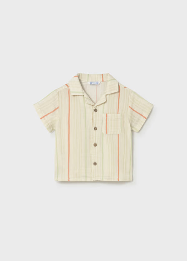 Mayoral Clay Bambula Shirt & Short Set