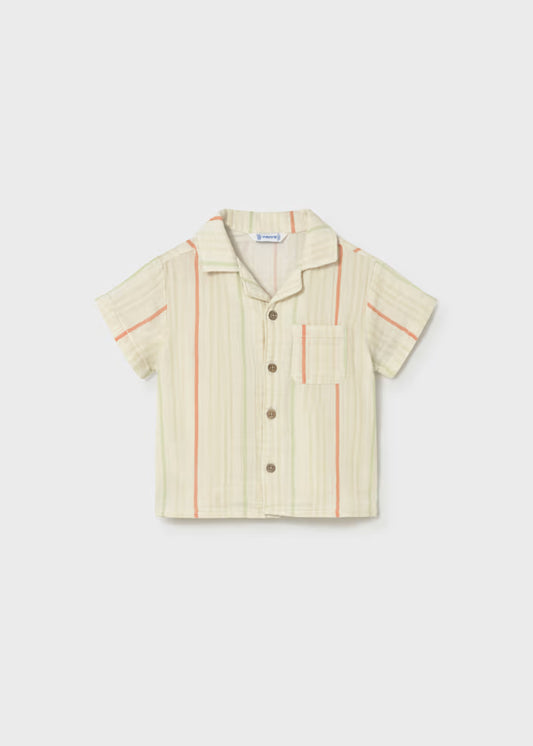 Mayoral Clay Bambula Shirt & Short Set