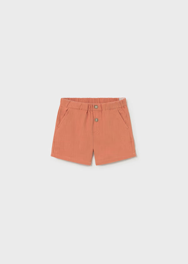 Mayoral Clay Bambula Shirt & Short Set