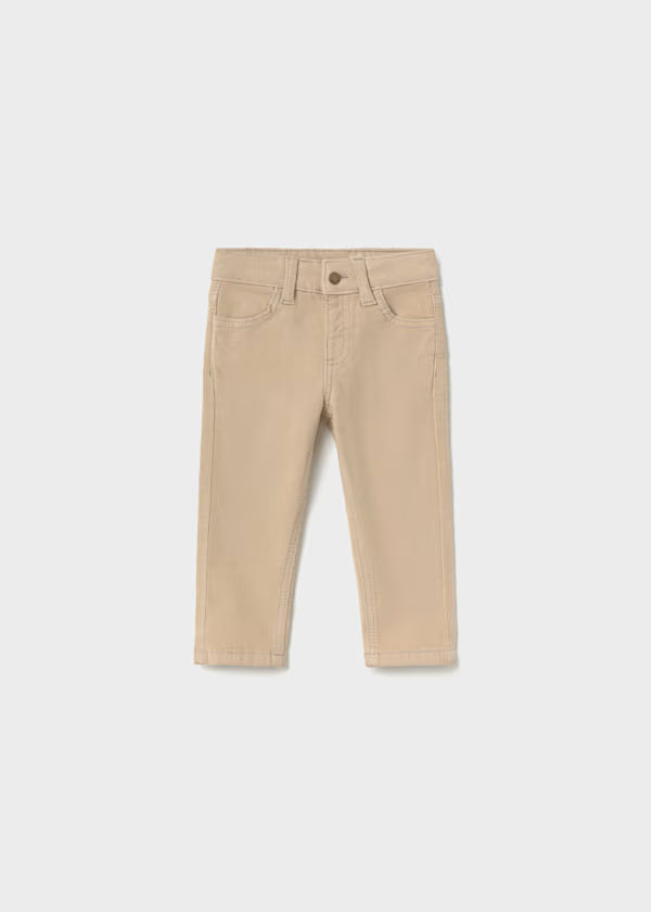 Mayoral Light Khaki Corduroy Pant