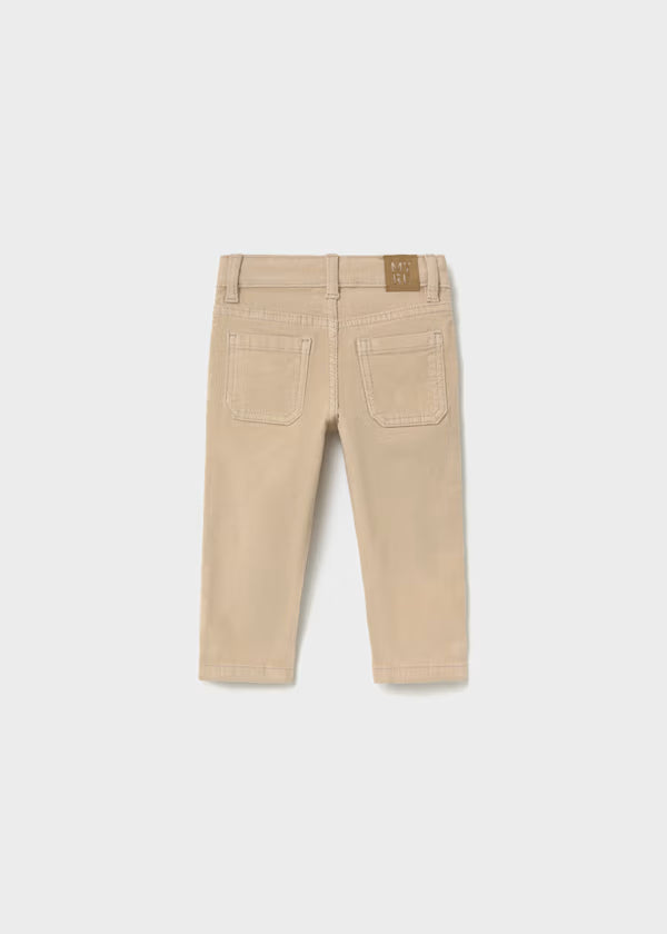 Mayoral Light Khaki Corduroy Pant