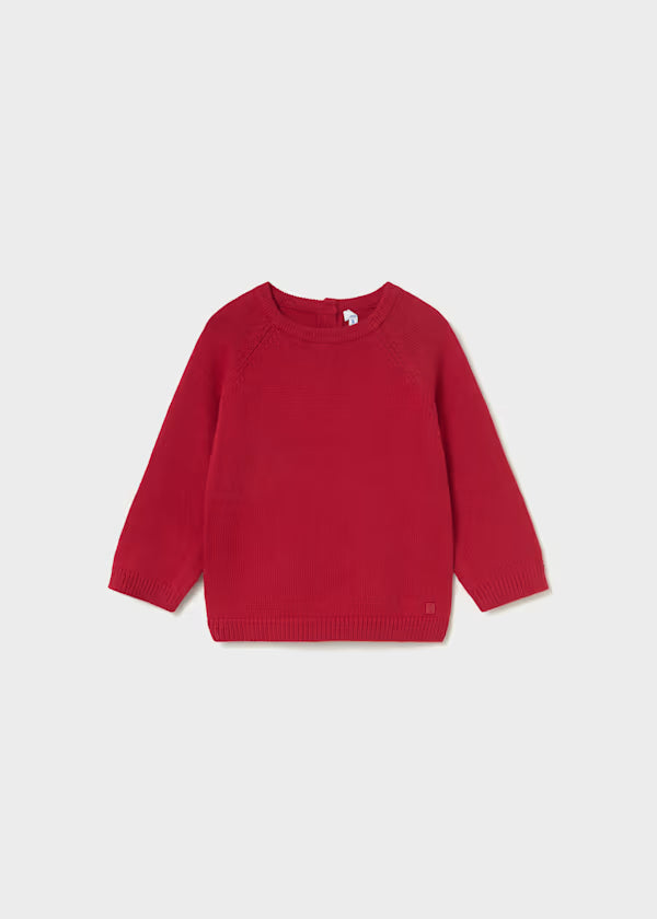 Mayoral Red Basic Sweater