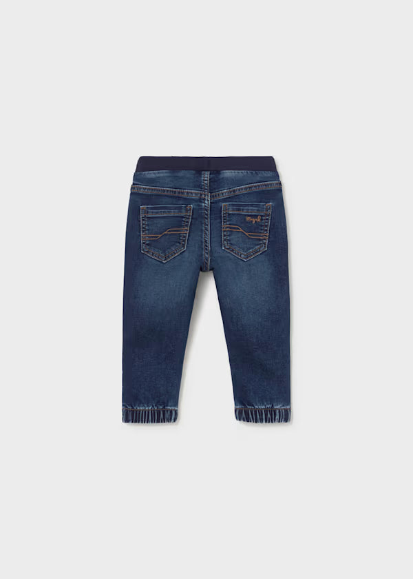 Mayoral Dark Denim Jogger Pant