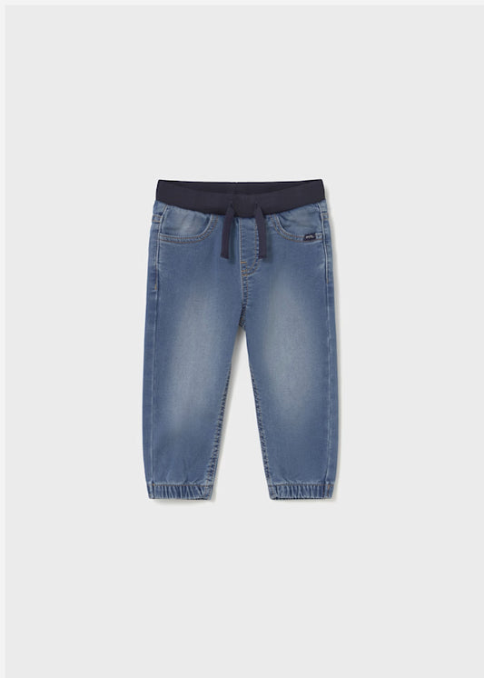 Mayoral Medium Wash Denim Jogger
