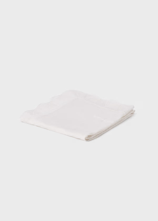 Mayoral Ivory Knit Blanket