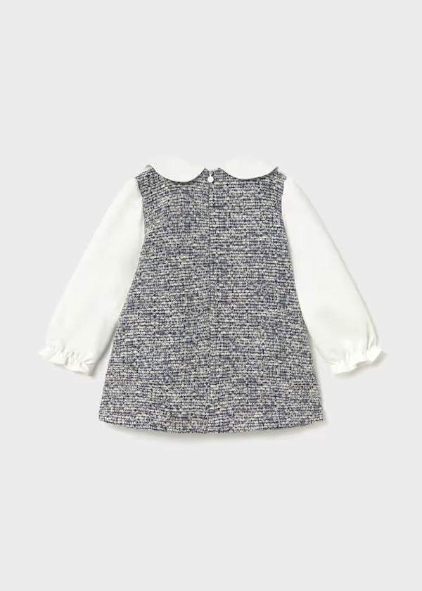 Mayoral Navy Tweed Jumper Set