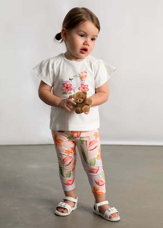Mayoral Blossom Bike Knit Set