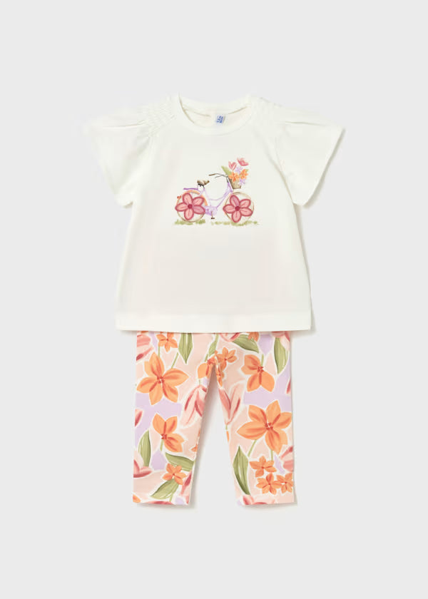 Mayoral Blossom Bike Knit Set