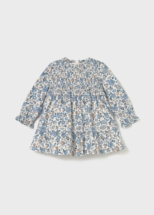Mayoral Blue Bell Velvet Dress