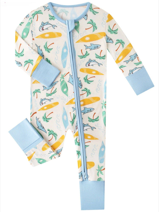 Surf's Up Zippy Romper