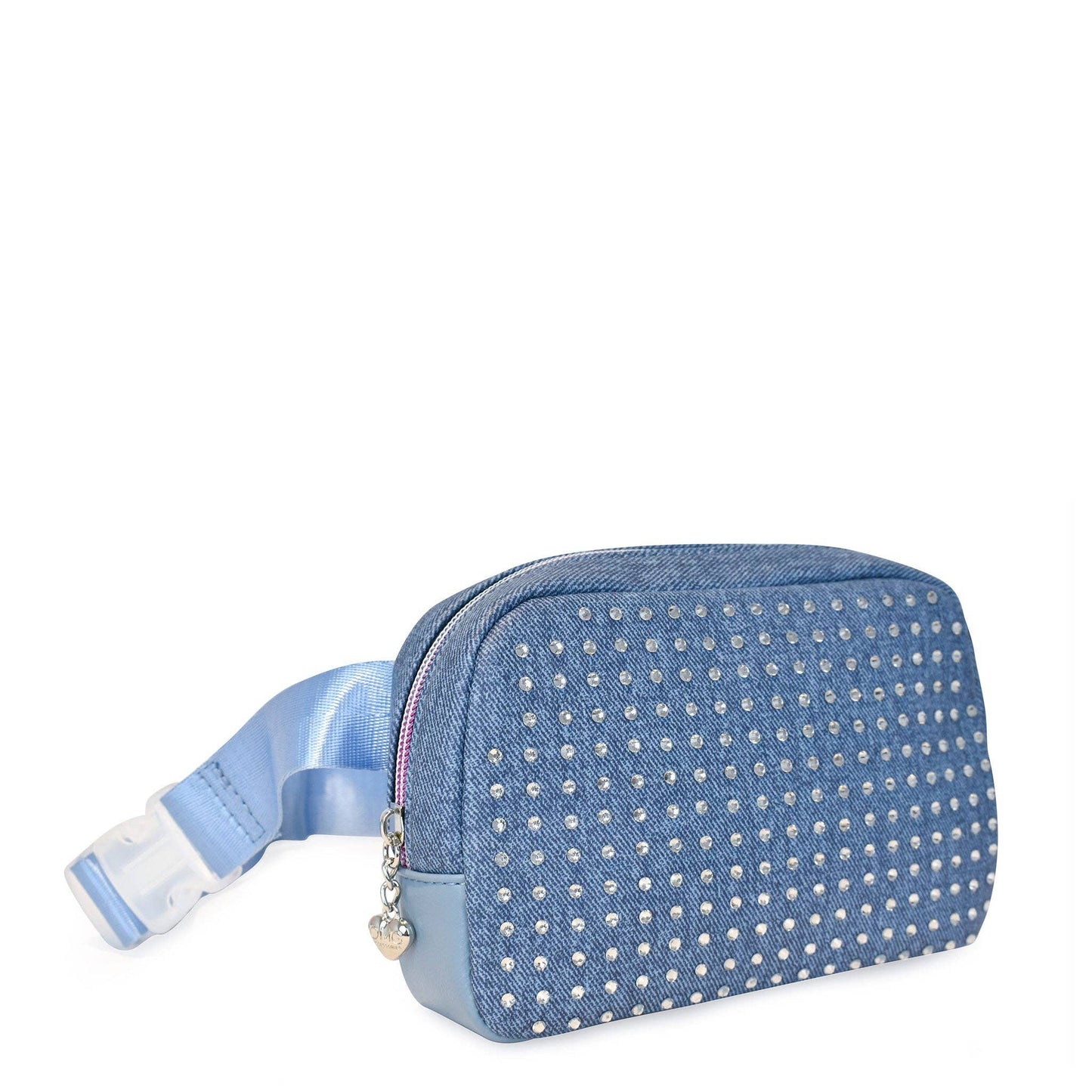Rhinestones Denim Fanny Pack