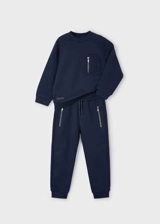 Mayoral Navy Tracksuit Set