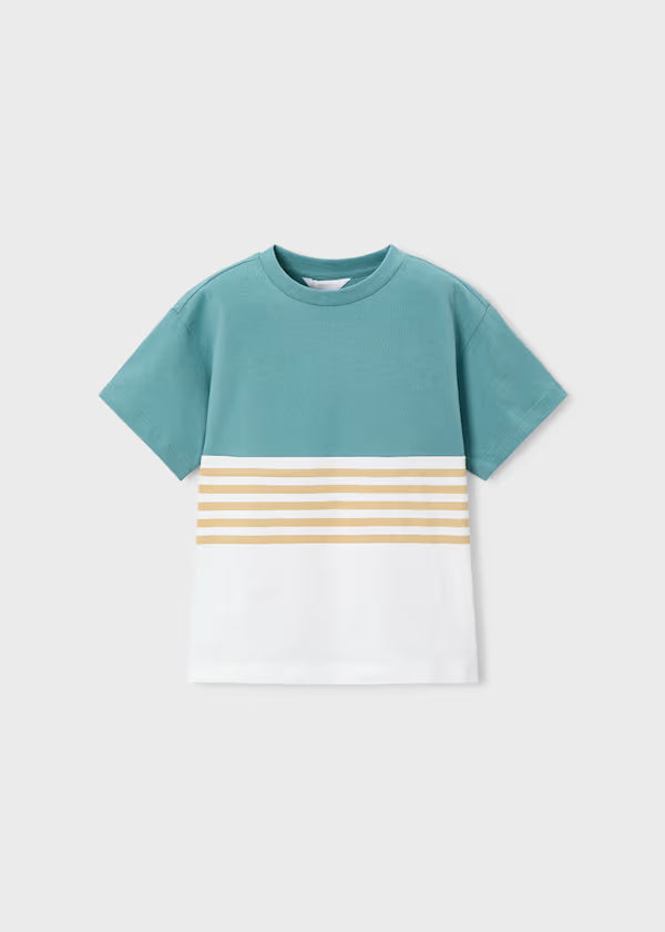 Mayoral Seaweed Stripe Tee