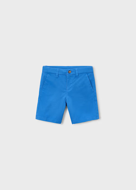 Mayoral Blue Chino Twill Short