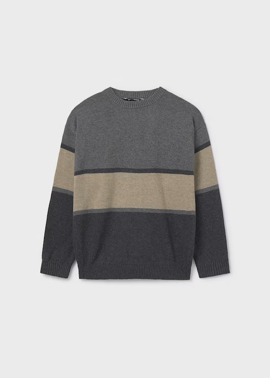 Nukutavake Graphite Color Block Sweater