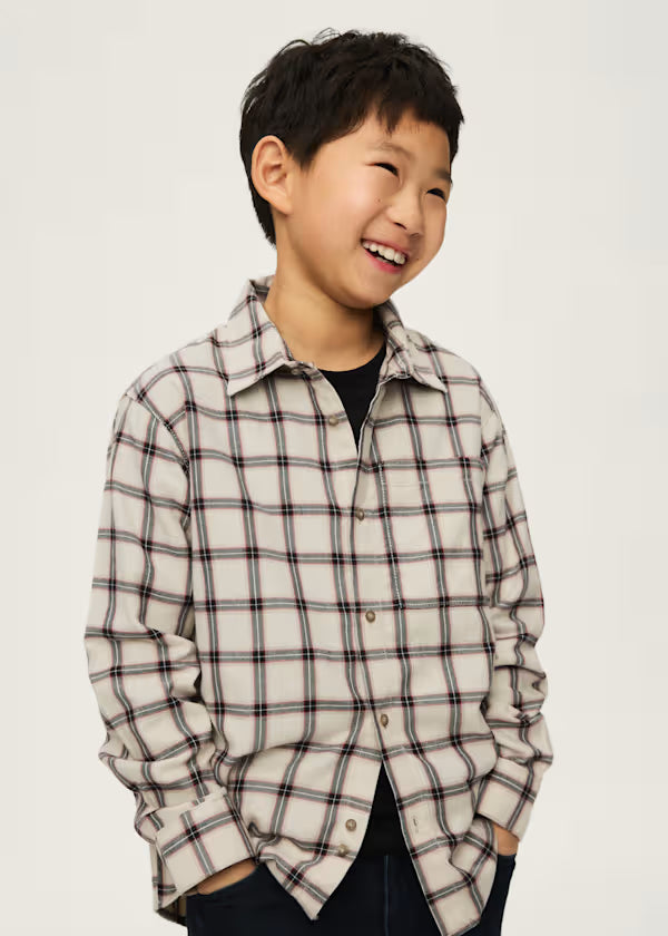 Nukutavake Sesame Plaid Button Down