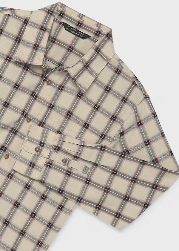 Nukutavake Sesame Plaid Button Down