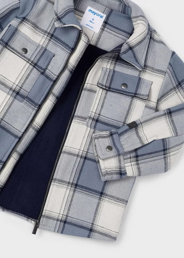 Mayoral Cloudy Plaid Jacket