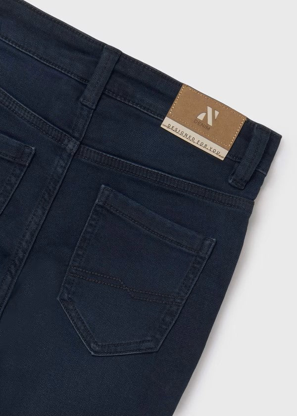 Nukutavake Blue Black Soft Denim Pant